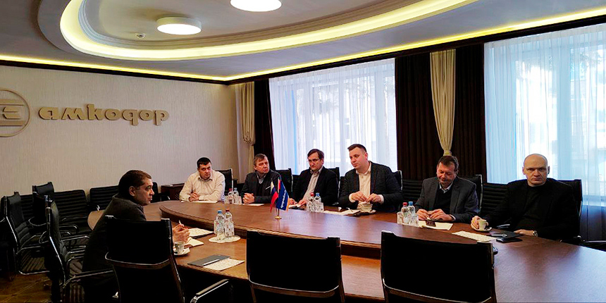 Представители ПАО «Сегежа Групп» посетили холдинг «АМКОДОР»