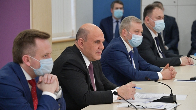 Встреча Михаила Мишустина с представителями малого и среднего бизнеса Республики Карелия